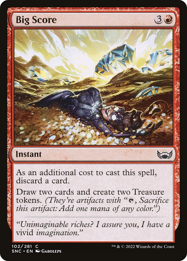 Big Score — Streets of New Capenna — Magic: The Gathering
