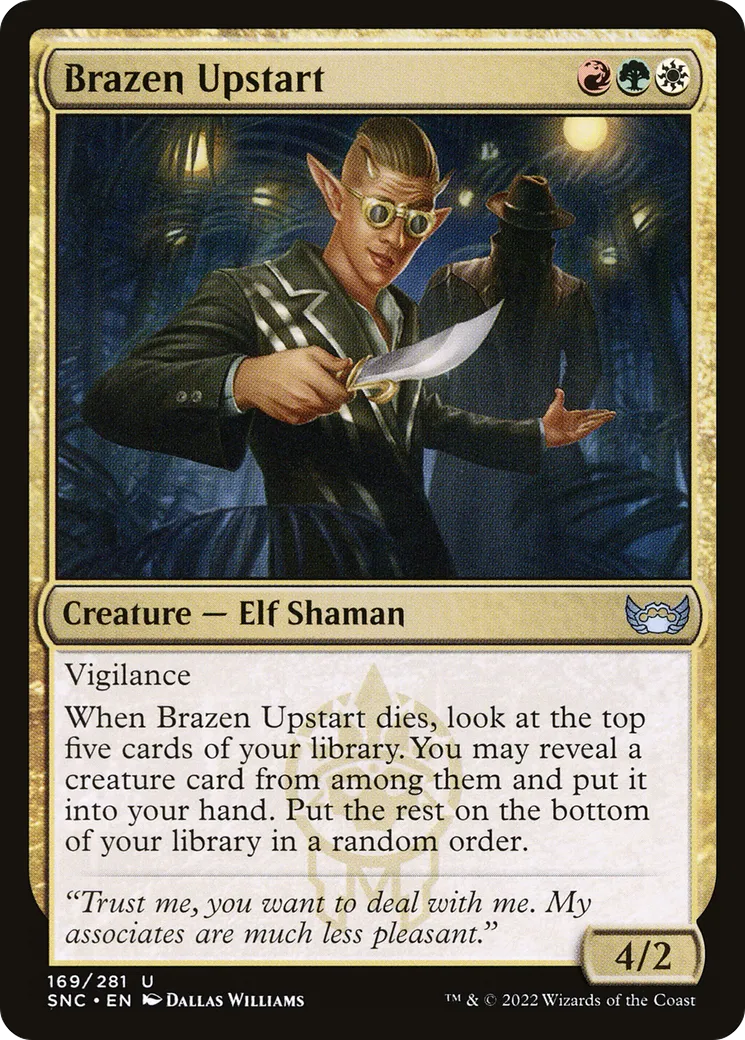 Brazen Upstart from Streets of New Capenna - Magic: The Gathering
