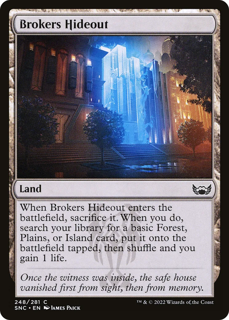 Brokers Hideout — Streets of New Capenna — Magic: The Gathering
