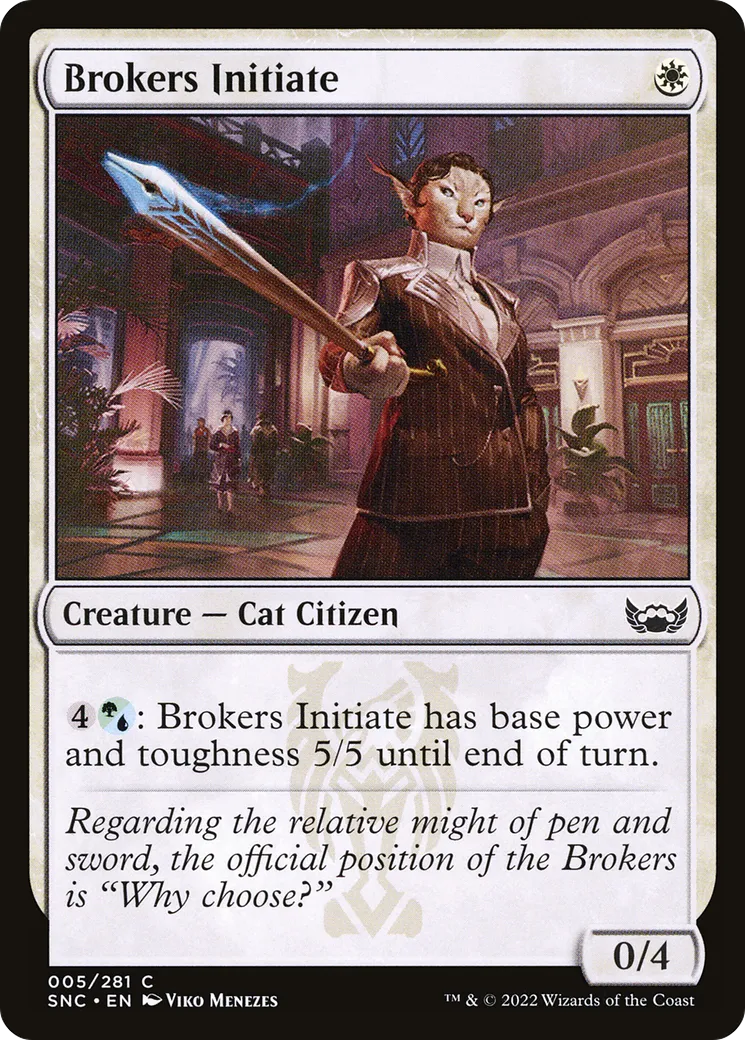 Adepte des Courtiers — Streets of New Capenna — Magic: The Gathering