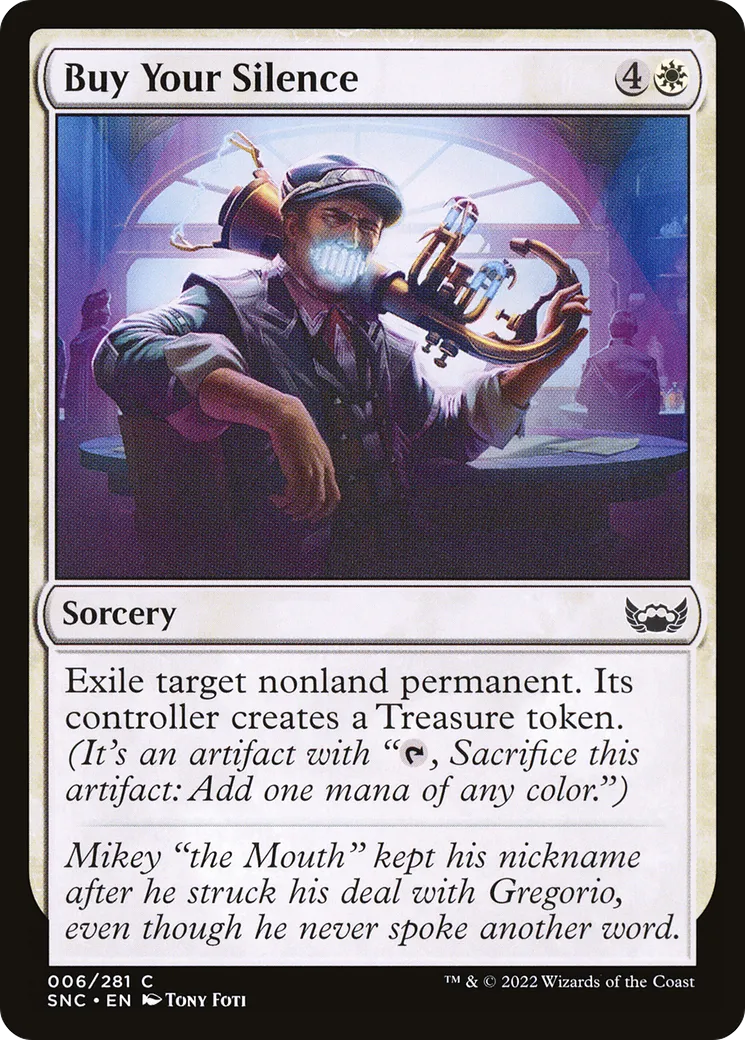 Acheter votre silence — Streets of New Capenna — Magic: The Gathering