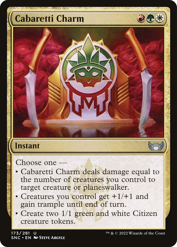 Cabaretti Charm — Streets of New Capenna — Magic: The Gathering