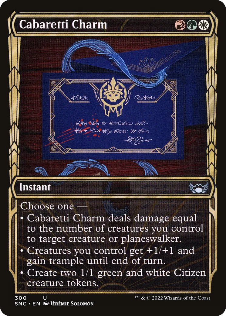 Charme des Cabaretti — Streets of New Capenna — Magic: The Gathering