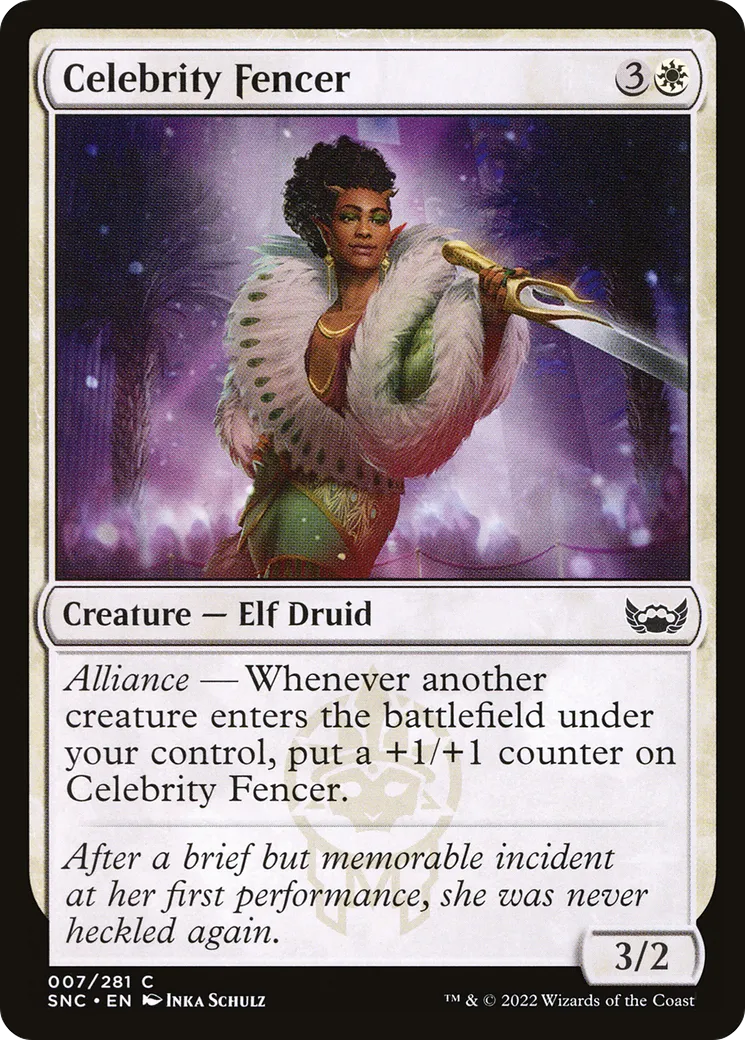 Escrimeuse célèbre — Streets of New Capenna — Magic: The Gathering