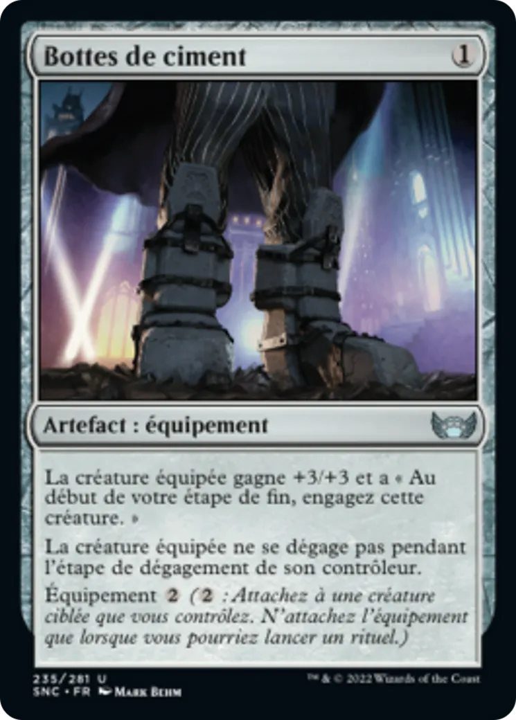 Bottes de ciment — Streets of New Capenna — Magic: The Gathering