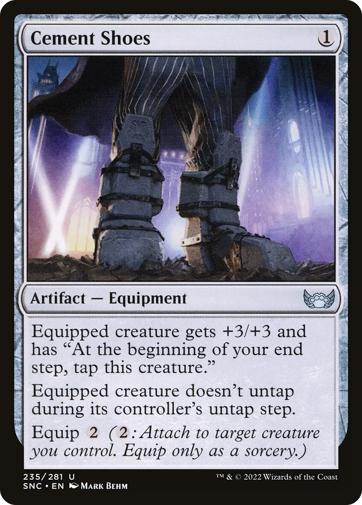 Bottes de ciment — Streets of New Capenna — Magic: The Gathering
