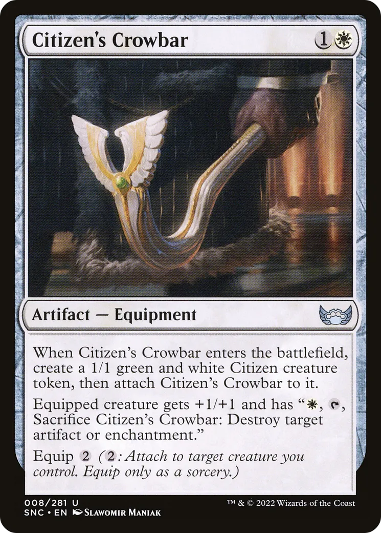 Citizen's Crowbar — Streets of New Capenna — Magic: The Gathering