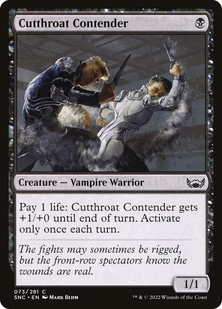 Cutthroat Contender — Streets of New Capenna — Magic: The Gathering