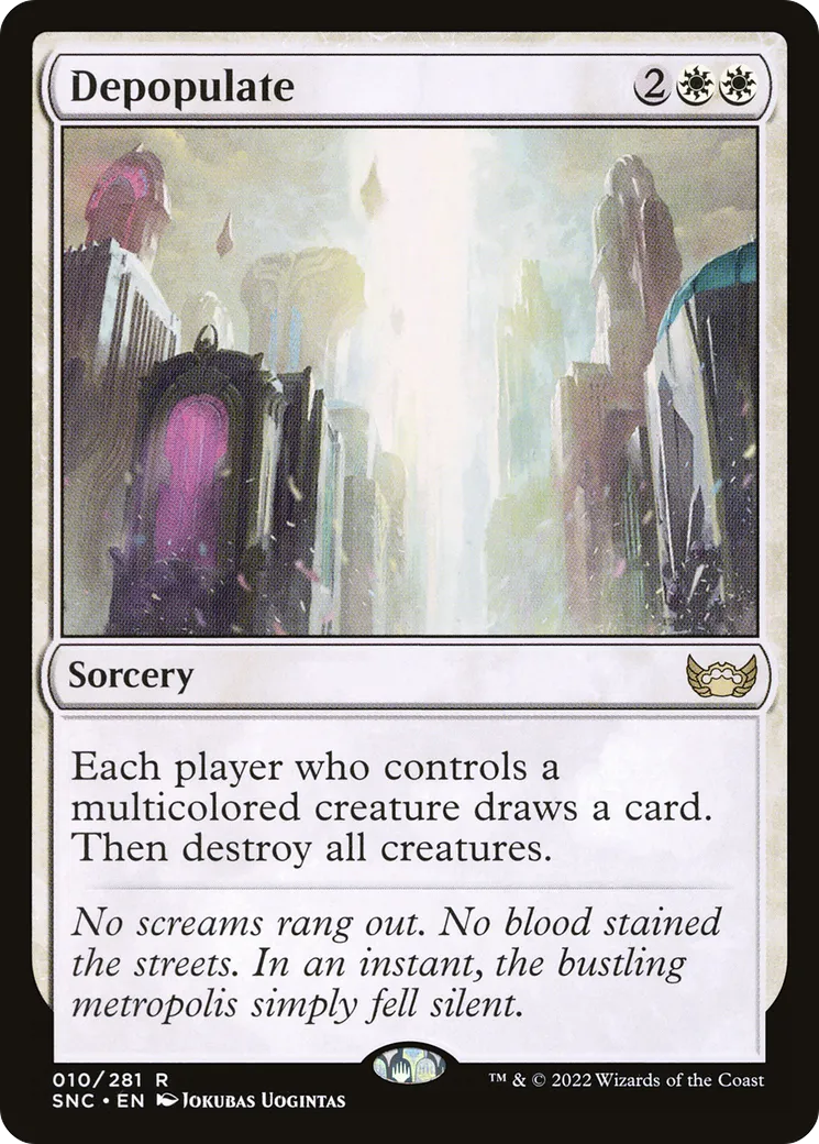 Dépopulation — Streets of New Capenna — Magic: The Gathering