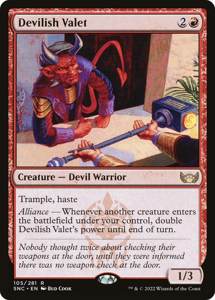 Diable valet — Streets of New Capenna — Magic: The Gathering