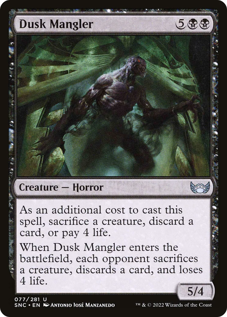 Dusk Mangler — Streets of New Capenna — Magic: The Gathering