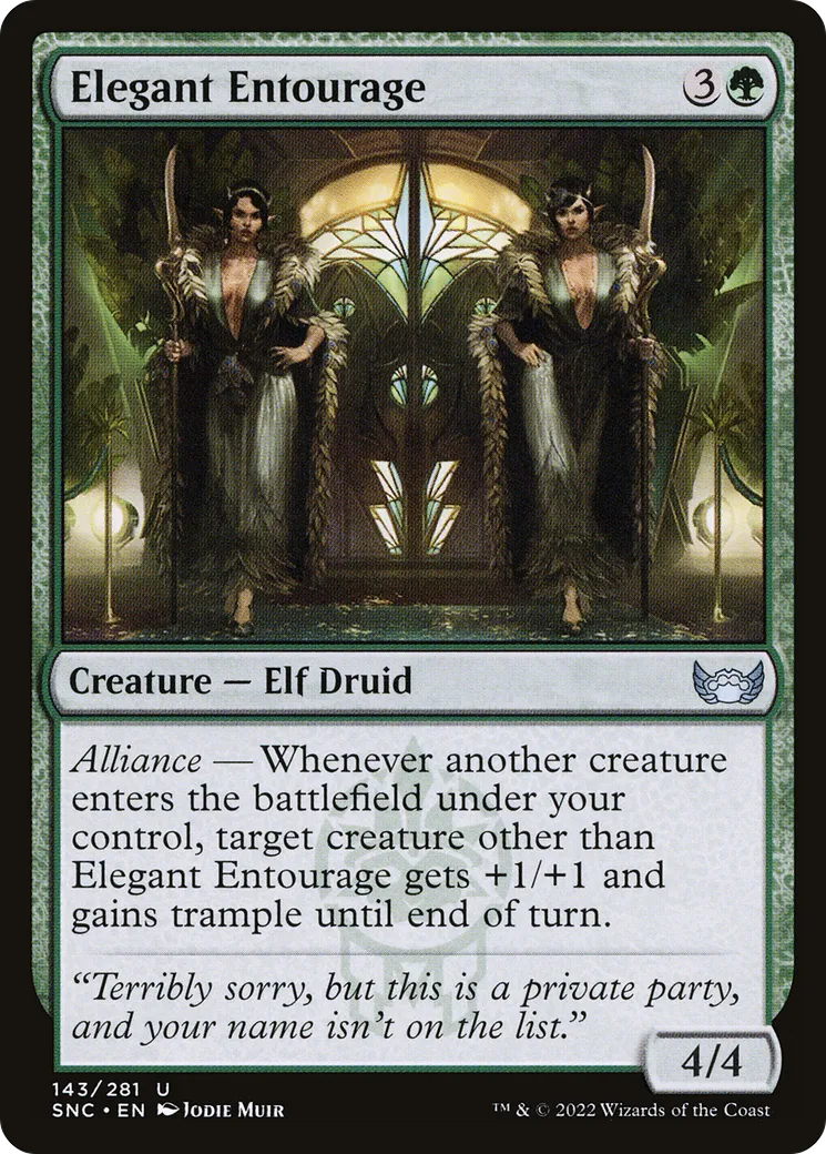 Elegant Entourage — Streets of New Capenna — Magic: The Gathering