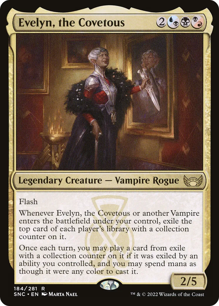 Evelyn, the Covetous — Streets of New Capenna — Magic: The Gathering
