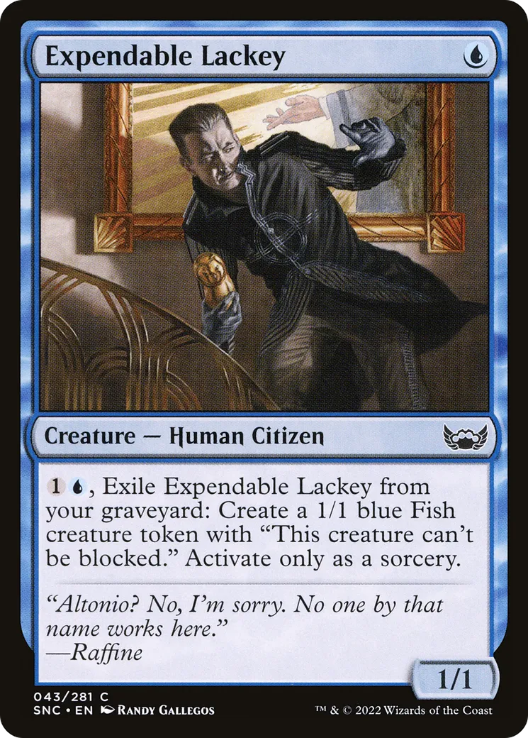 Expendable Lackey — Streets of New Capenna — Magic: The Gathering