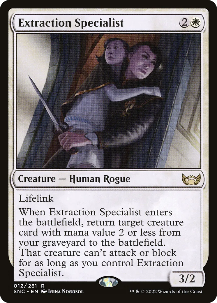 Spécialiste en extraction — Streets of New Capenna — Magic: The Gathering