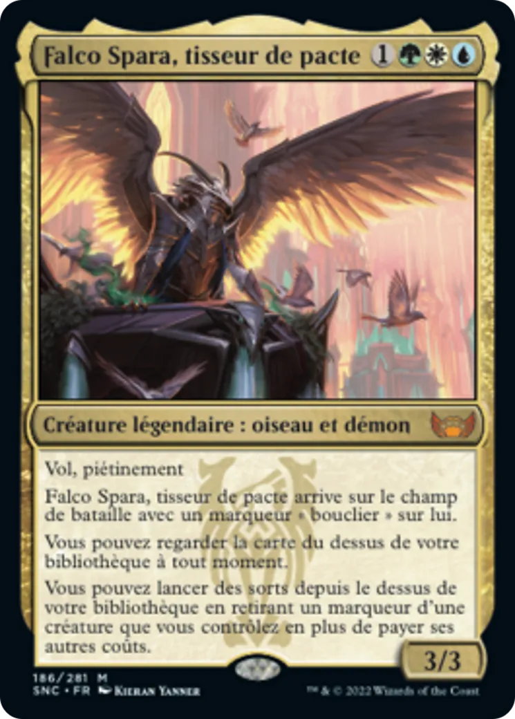 Falco Spara, tisseur de pacte — Streets of New Capenna — Magic: The Gathering