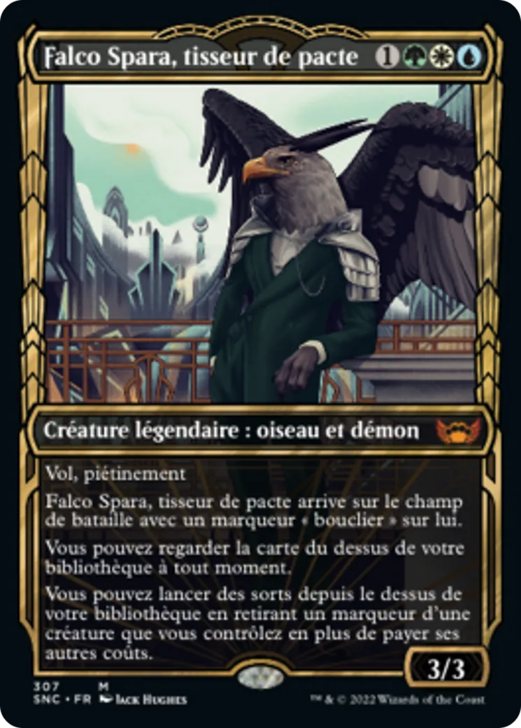Falco Spara, tisseur de pacte — Streets of New Capenna — Magic: The Gathering