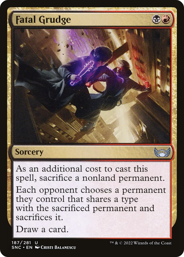 Rancœur fatale — Streets of New Capenna — Magic: The Gathering
