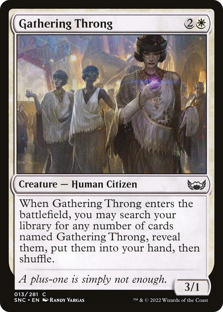 Cohue mondaine — Streets of New Capenna — Magic: The Gathering