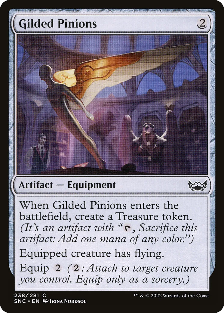 Gilded Pinions — Streets of New Capenna — Magic: The Gathering