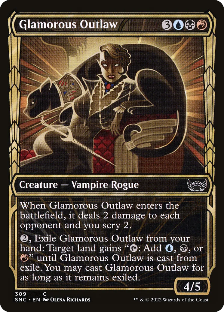 Glamorous Outlaw — Streets of New Capenna — Magic: The Gathering