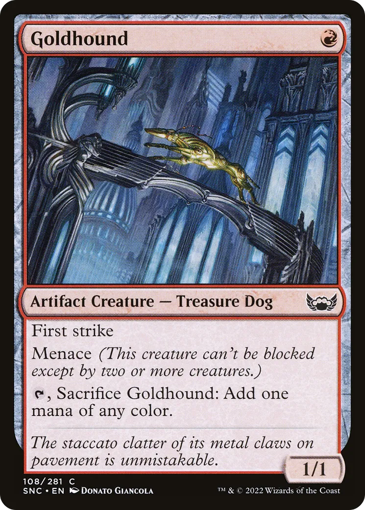 Chien d'or — Streets of New Capenna — Magic: The Gathering