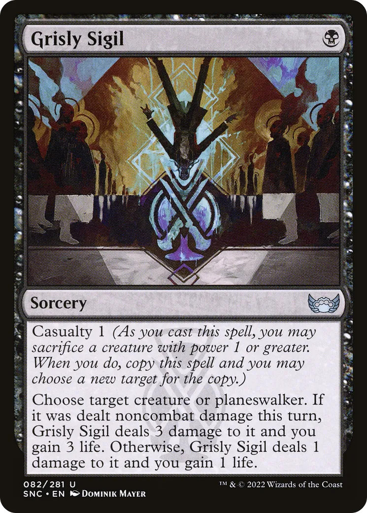 Grisly Sigil — Streets of New Capenna — Magic: The Gathering