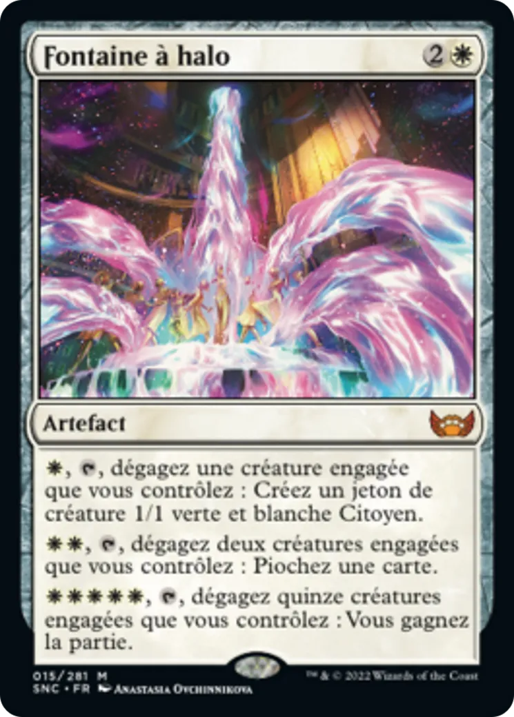 Fontaine à halo — Streets of New Capenna — Magic: The Gathering