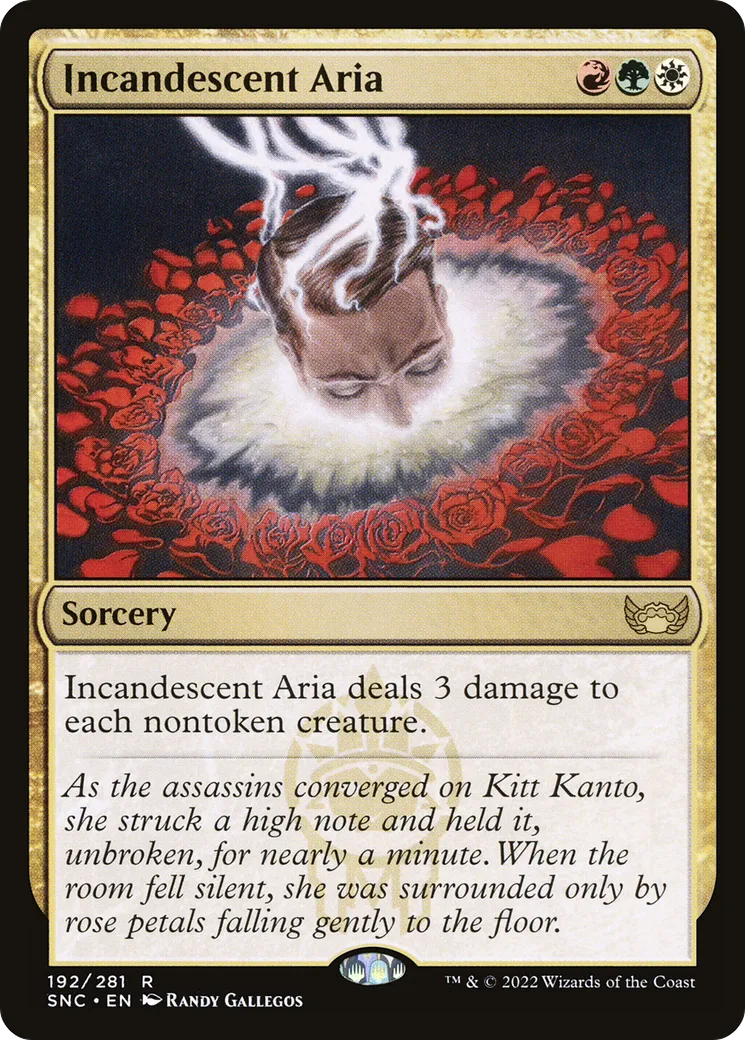 Incandescent Aria — Streets of New Capenna — Magic: The Gathering