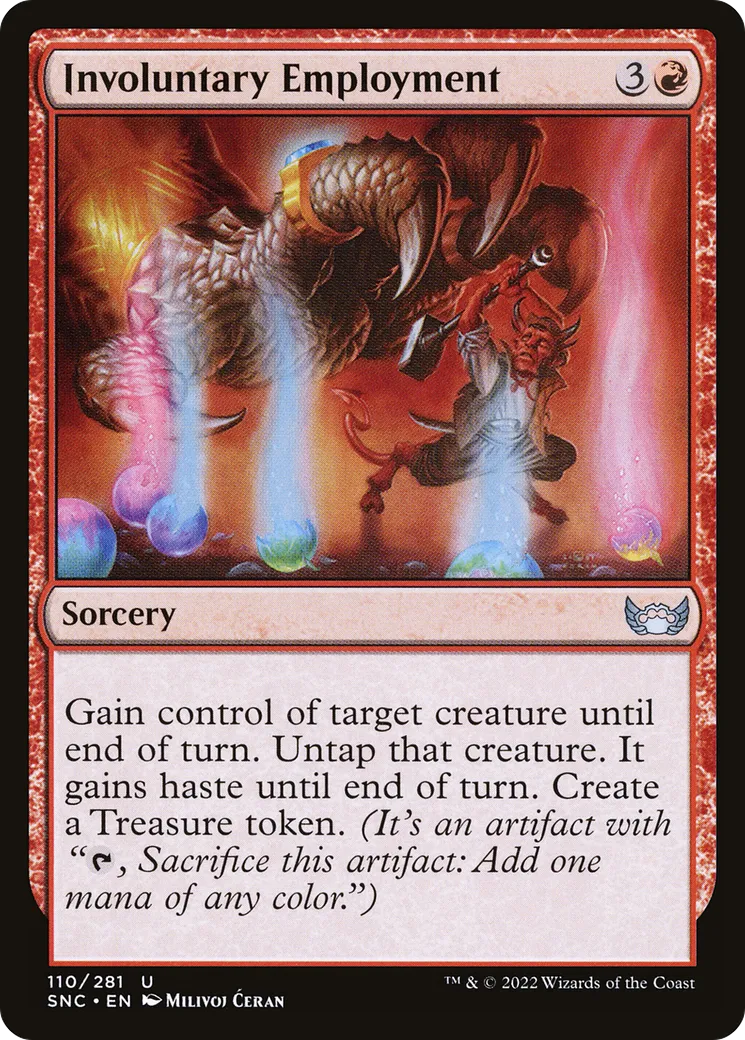 Emploi involontaire — Streets of New Capenna — Magic: The Gathering