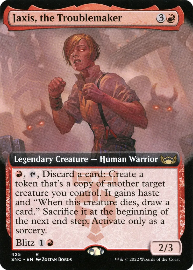 Jaxis, la fauteuse de troubles — Streets of New Capenna — Magic: The Gathering