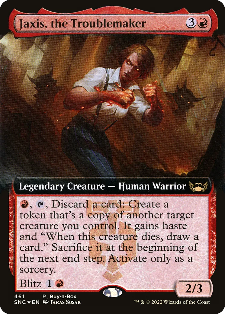 Jaxis, la fauteuse de troubles — Streets of New Capenna — Magic: The Gathering