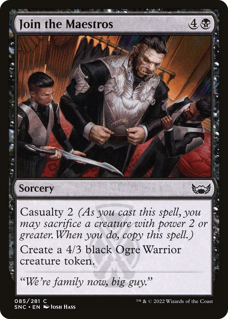 Joindre les Maestros — Streets of New Capenna — Magic: The Gathering