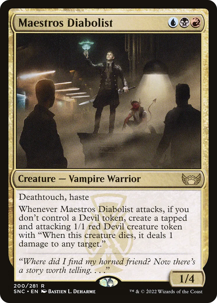 Maestros Diabolist — Streets of New Capenna — Magic: The Gathering