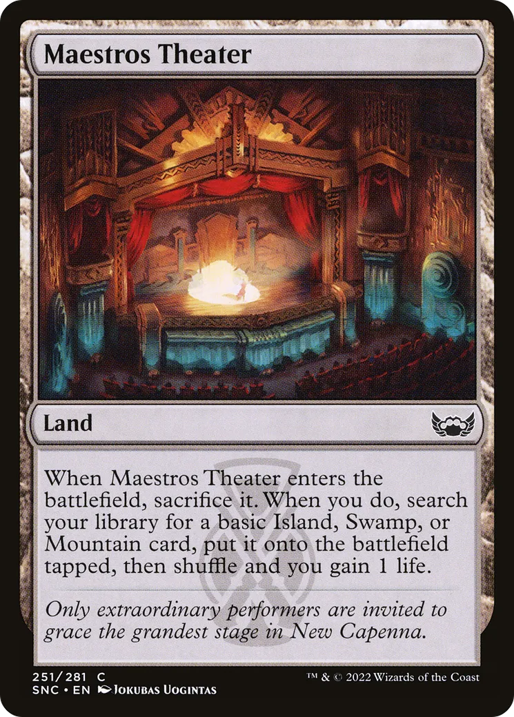Théâtre des Maestros — Streets of New Capenna — Magic: The Gathering