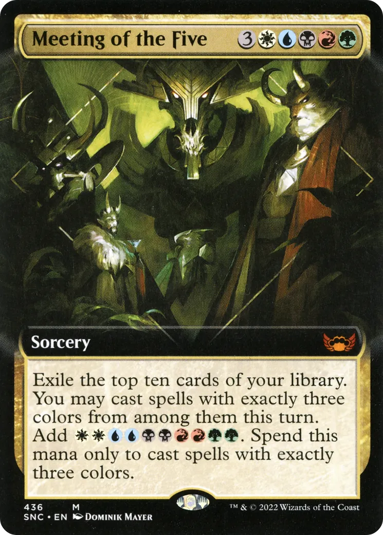 Meeting of the Five — Streets of New Capenna — Magic: The Gathering