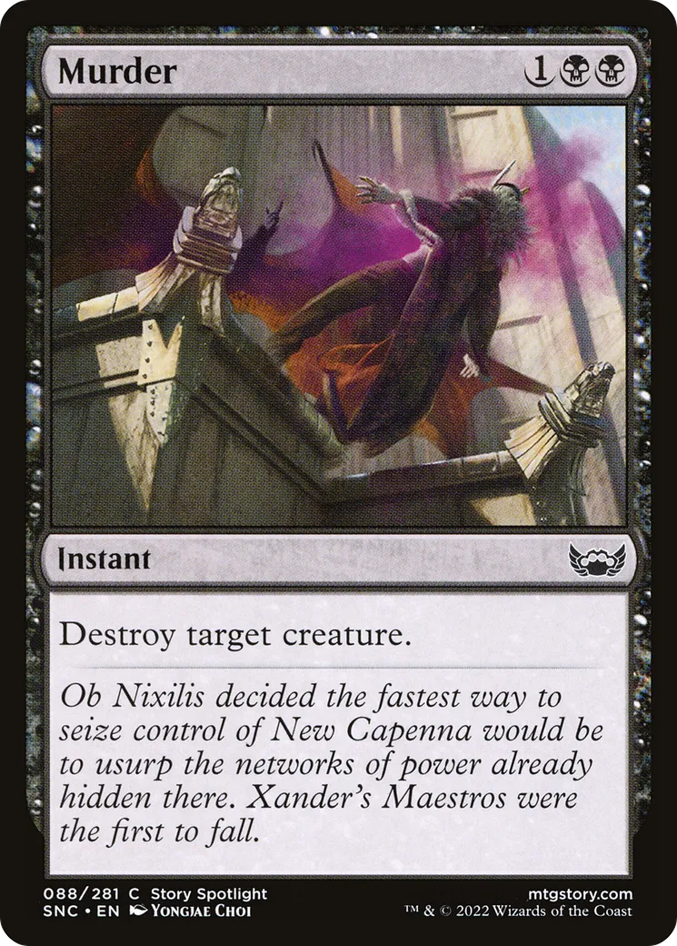 Homicide — Streets of New Capenna — Magic: The Gathering