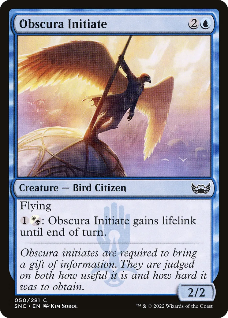 Obscura Initiate — Streets of New Capenna — Magic: The Gathering