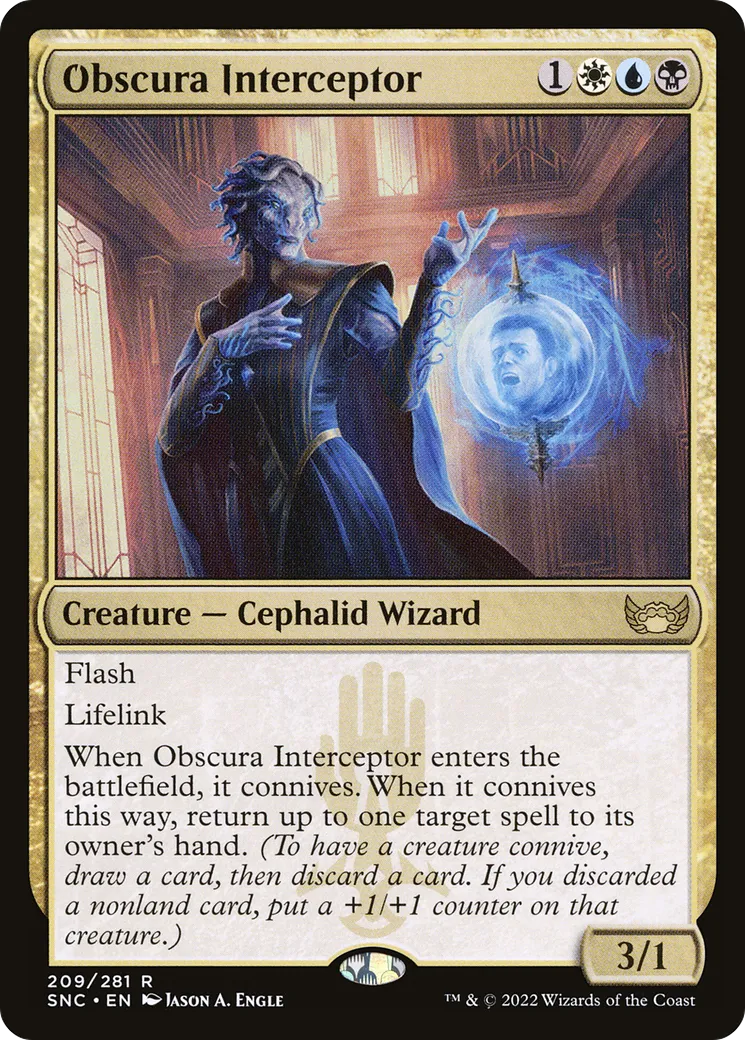 Interceptrice des Obscura — Streets of New Capenna — Magic: The Gathering