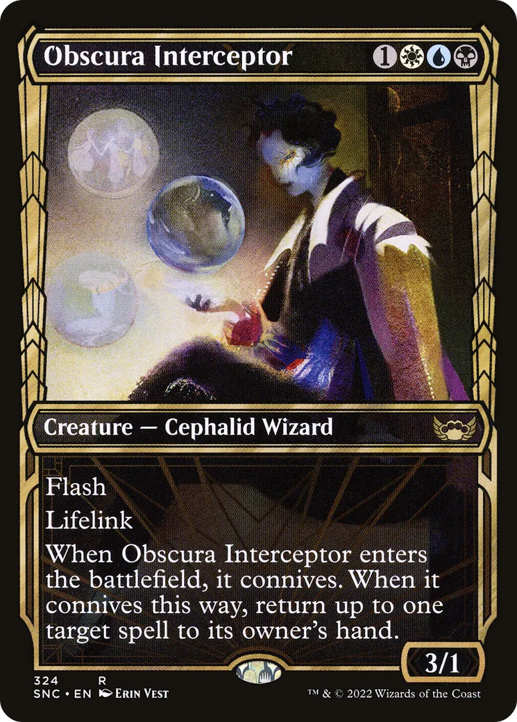 Obscura Interceptor — Streets of New Capenna — Magic: The Gathering