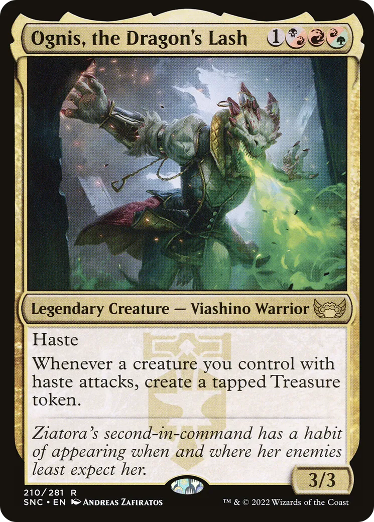 Ognis, le Fouet du Dragon — Streets of New Capenna — Magic: The Gathering