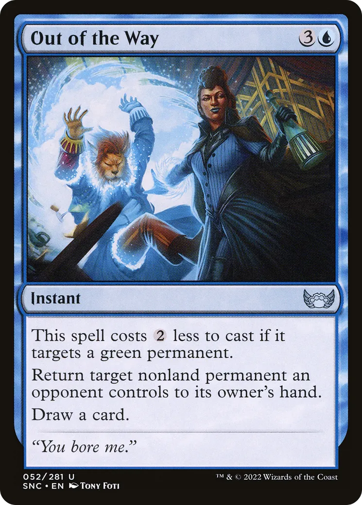 Out of the Way — Streets of New Capenna — Magic: The Gathering
