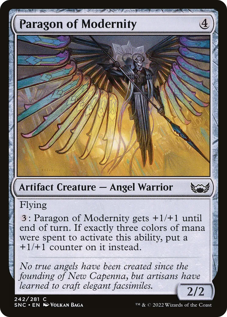 Parangon de la modernité — Streets of New Capenna — Magic: The Gathering