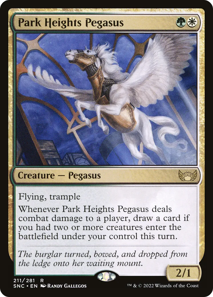 Park Heights Pegasus — Streets of New Capenna — Magic: The Gathering