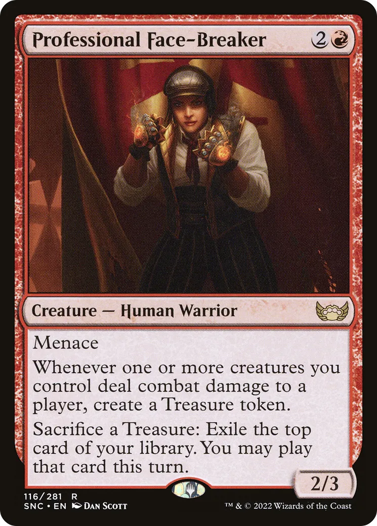 Professional Face-Breaker — Streets of New Capenna — Magic: The Gathering