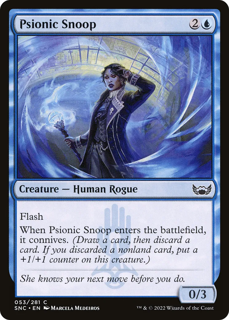 Psionic Snoop — Streets of New Capenna — Magic: The Gathering