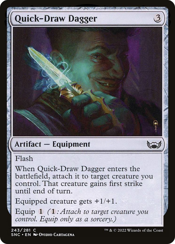 Dague à dégaine rapide — Streets of New Capenna — Magic: The Gathering