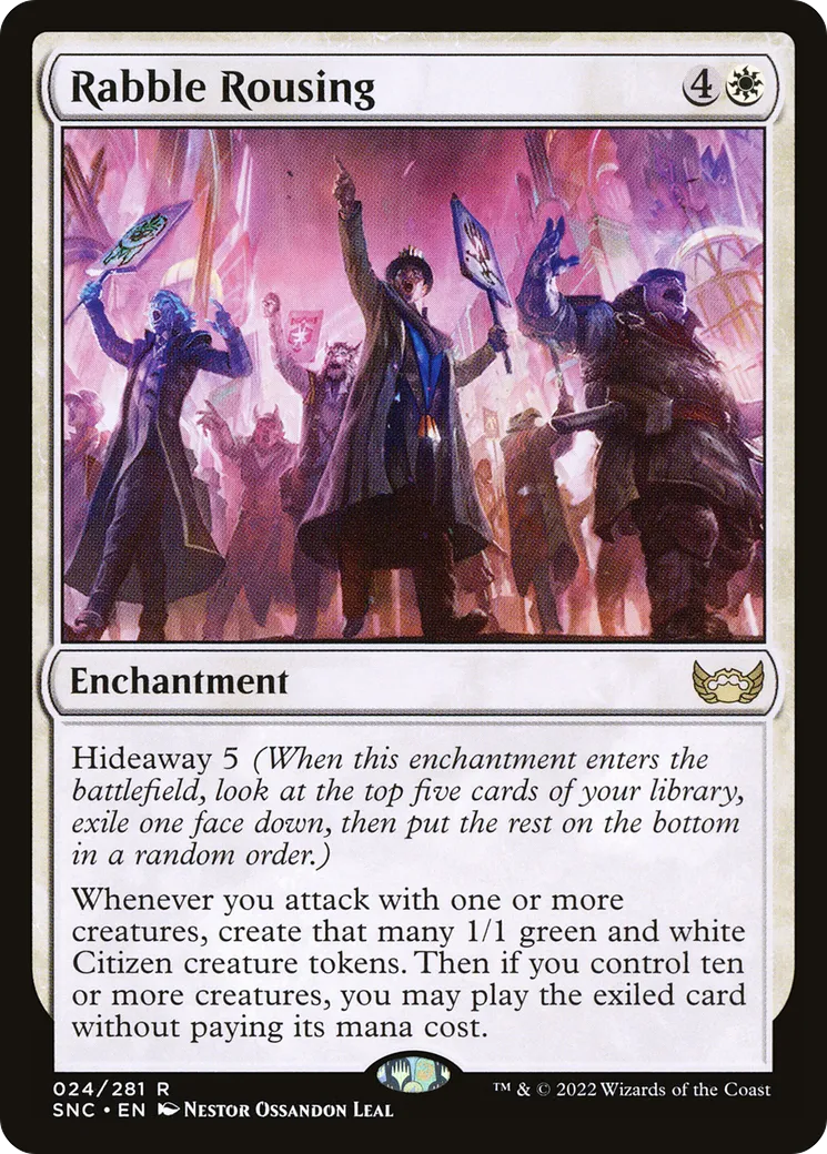 Agitation de la populace — Streets of New Capenna — Magic: The Gathering
