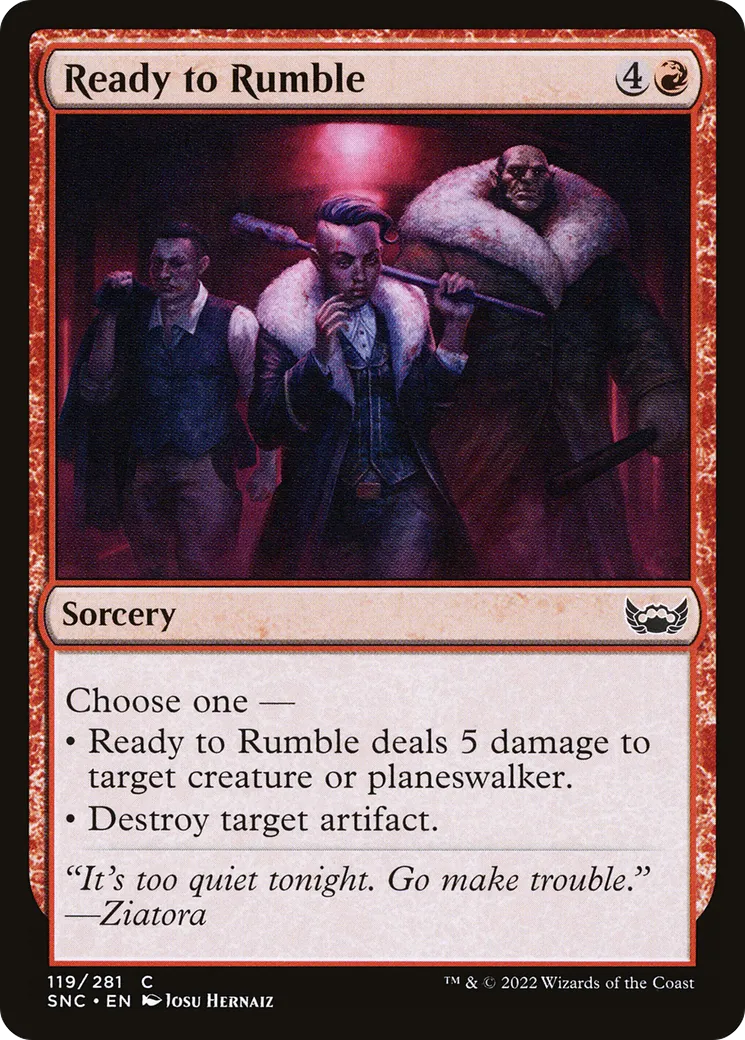 Ça va chauffer ! — Streets of New Capenna — Magic: The Gathering