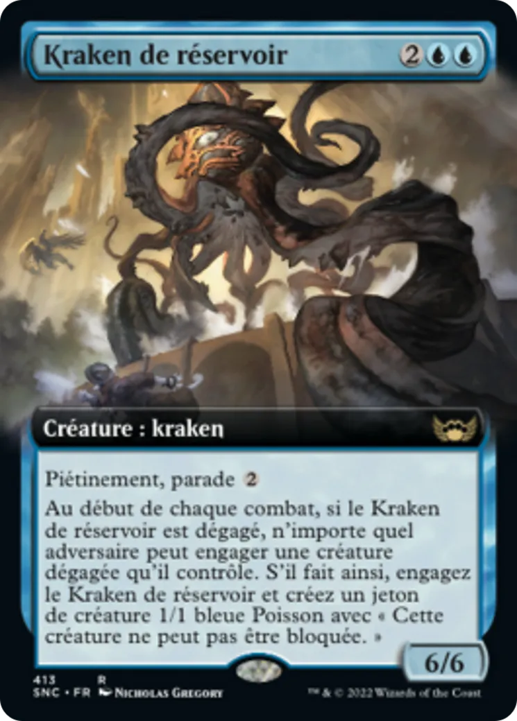 Kraken de réservoir — Streets of New Capenna — Magic: The Gathering